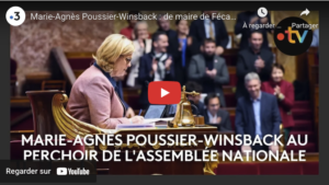 France 3 Normandie : Marie-Agnès Poussier-Winsback : de maire de Fécamp au perchoir de l'Assemblée nationale